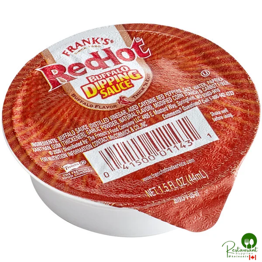 Frank's RedHot 1.5 oz. Buffalo Sauce Dipping Cup - 100/Case