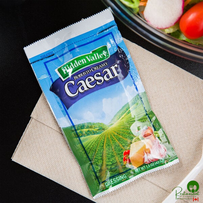 Hidden Valley 1.5 oz. Creamy Caesar Dressing Packet - 84/Case