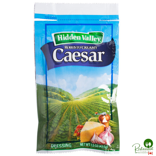 Hidden Valley 1.5 oz. Creamy Caesar Dressing Packet - 84/Case