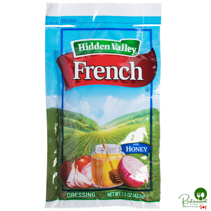 Hidden Valley 1.5 oz. French Dressing with Honey Packet - 84/Case