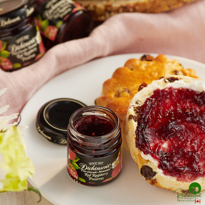 Dickinson's 1 oz. Pure Cascade Mountain Red Raspberry Preserves - 72/Case