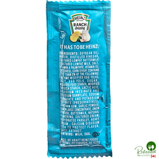 Heinz Ranch Dressing Packet 12 Gram - 200/Case