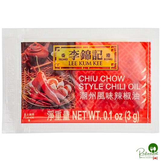 Lee Kum Kee Chiu Chow Style Chili Crisp Oil Packet 3 Gram - 600/Case