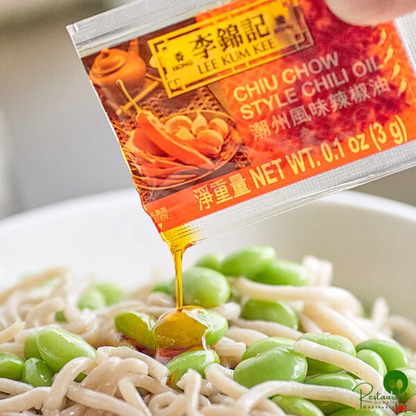 Lee Kum Kee Chiu Chow Style Chili Crisp Oil Packet 3 Gram - 600/Case