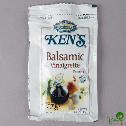 Ken's Foods 1.5 oz. Balsamic Vinaigrette Packet - 60/Case
