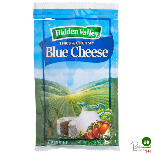 Hidden Valley 1.5 oz. Blue Cheese Dressing Packet - 84/Case