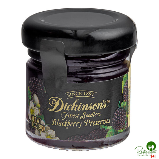 Dickinson's 1 oz. Blackberry Preserves - 72/Case