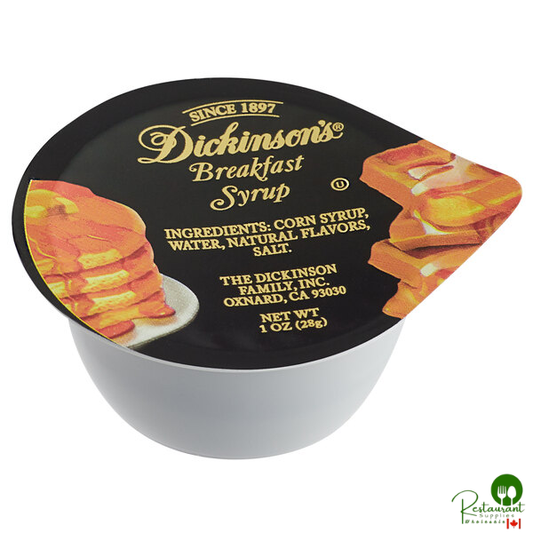 Dickinson's Breakfast Syrup 1 oz. Portion Cup - 100/Case