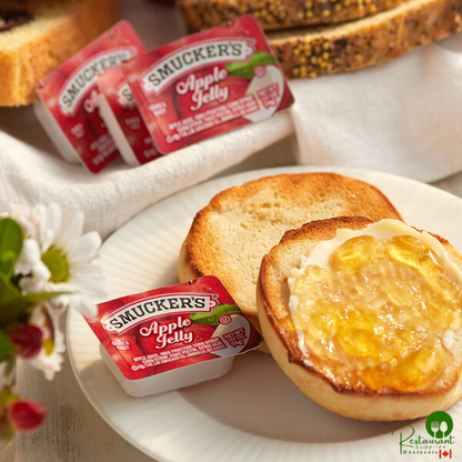 Smucker's Apple Jelly .5 oz. Portion Cups - 200/Case