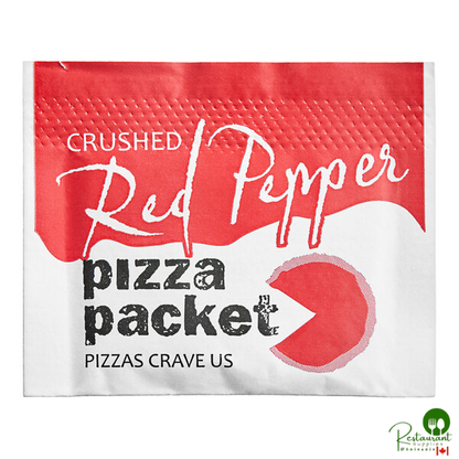 Pizza Packet Crushed Red Pepper Packet 0.03 oz. - 500/Case
