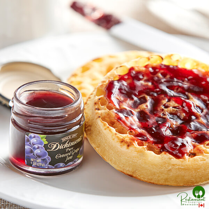 Dickinson's 1 oz. Pure Concord Grape Jam - 72/Case