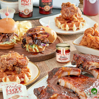 Mike's Hot Honey 1.55 oz. Mini Jar - 12/Case