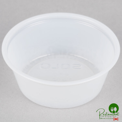 Solo P150N 1.5 oz. Translucent Polystyrene Souffle / Portion Cup - 2,500/Case