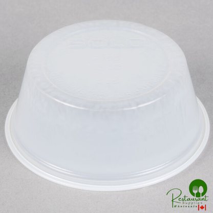 Solo P150N 1.5 oz. Translucent Polystyrene Souffle / Portion Cup - 2,500/Case