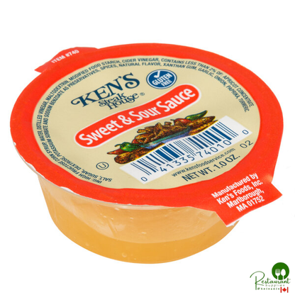 Ken's Foods 1 oz. Sweet & Sour Sauce Portion Cup - 100/Case