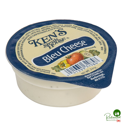 Ken's Foods 2 oz. Bleu Cheese Dressing Cup - 72/Case