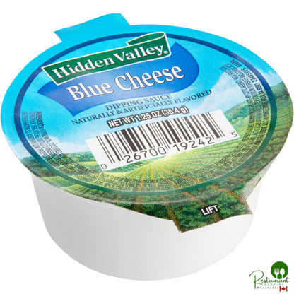 Hidden Valley Blue Cheese Dressing Cup 1.25 oz. - 96/Case