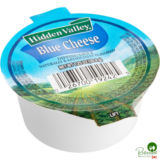 Hidden Valley Blue Cheese Dressing Cup 1.25 oz. - 96/Case