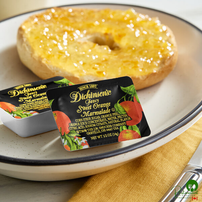Dickinson's Pure Fancy Sweet Orange Marmalade .5 oz. Portion Cups - 200/Case
