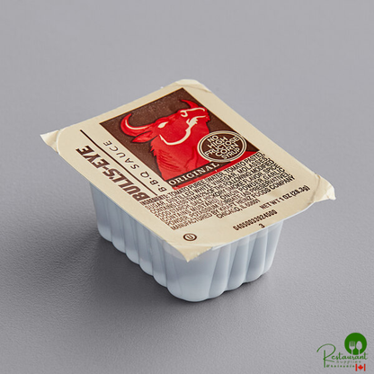 Bull's-Eye 1 oz. BBQ Sauce Dipping Cup - 100/Case