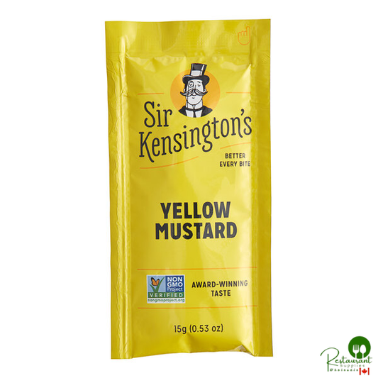 Sir Kensington's Yellow Mustard 15 Gram Packet - 600/Case