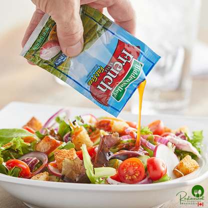 Hidden Valley 1.5 oz. Fat Free French Dressing with Honey Packet - 84/Case
