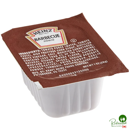 Heinz 1 oz. BBQ Sauce Portion Cups - 100/Case