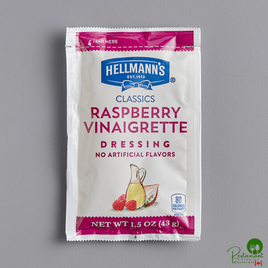 Hellmann's 1.5 oz. Raspberry Vinaigrette Dressing Packet - 102/Case
