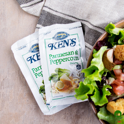 Ken's Foods 1.5 oz. Select Parmesan and Peppercorn Dressing Packet - 60/Case