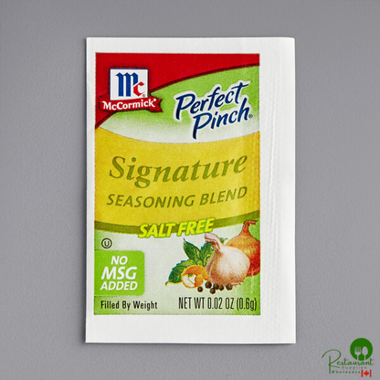 McCormick Perfect Pinch Signature Seasoning Blend 0.02 oz. Packet - 500/Case