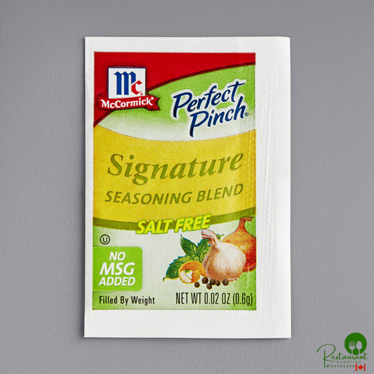 McCormick Perfect Pinch Signature Seasoning Blend 0.02 oz. Packet - 500/Case
