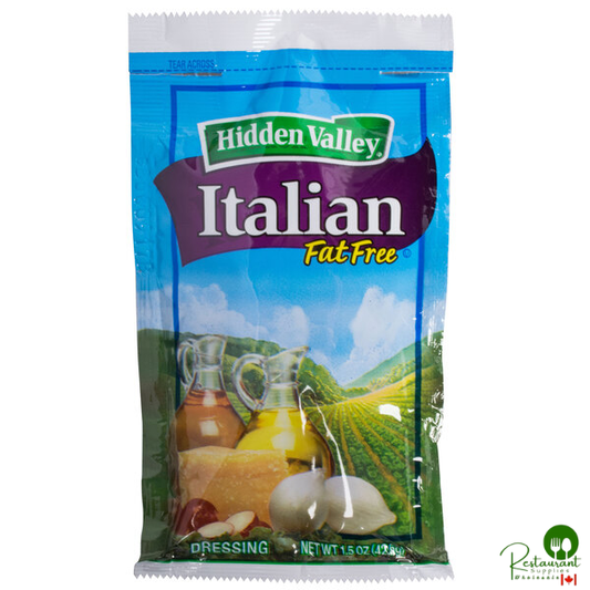 Hidden Valley 1.5 oz. Fat Free Italian Dressing Packet - 84/Case