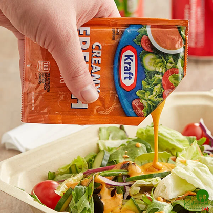 Kraft Creamy French Dressing Packet 1.5 oz. - 60/Case