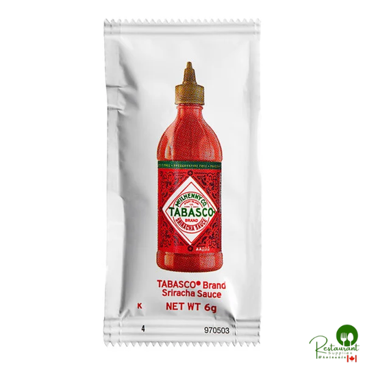 TABASCO® Sriracha Hot Sauce 6 Gram Packet - 200/Case