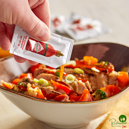 TABASCO® Sriracha Hot Sauce 6 Gram Packet - 200/Case