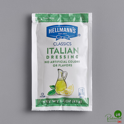 Hellmann's 1.5 oz. Zesty Italian Dressing Packet - 102/Case