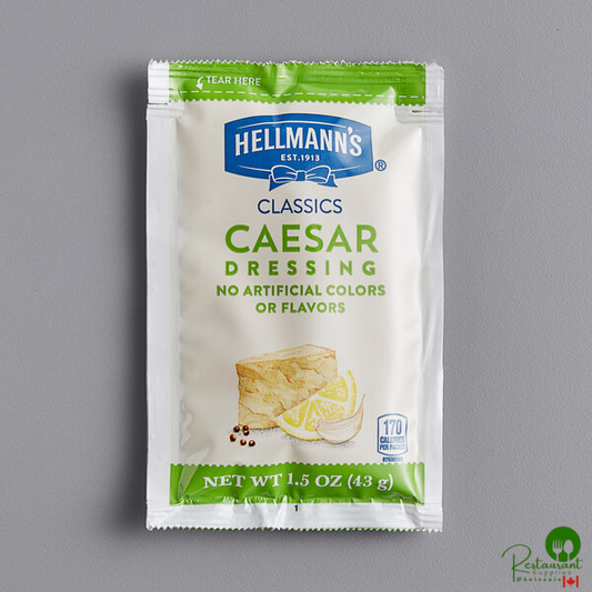 Hellmann's 1.5 oz. Creamy Caesar Dressing Packet - 102/Case