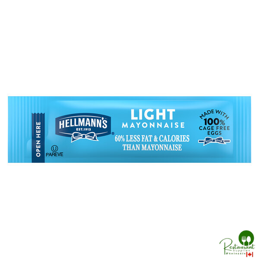 Hellmann's Light Mayonnaise 10.6 Gram Portion Packets - 210/Case