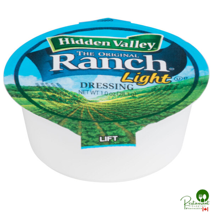 Hidden Valley 1 oz. Light Ranch Dressing Cup - 160/Case