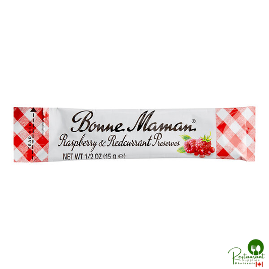 Bonne Maman Raspberry Preserves 0.5 oz. Stick - 100/Case