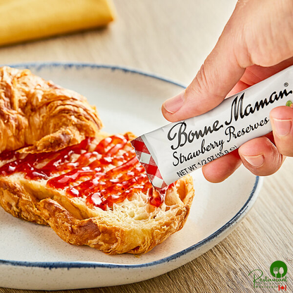 Bonne Maman Strawberry Preserves 0.5 oz. Stick - 100/Case
