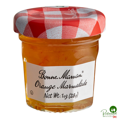Bonne Maman Orange Marmalade 1 oz. Mini Jar - 60/Case
