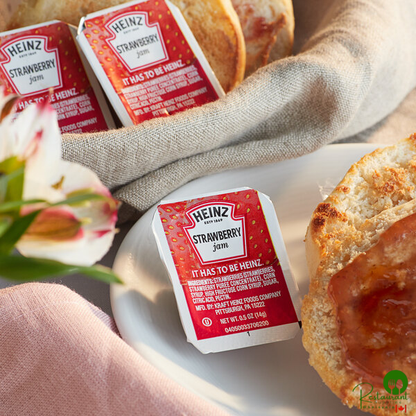 Heinz 0.5 oz. Strawberry Jam Portion Cups - 200/Case