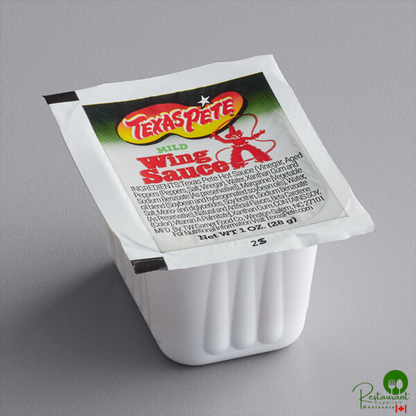 Texas Pete 1 oz. Mild Wing Sauce Dip Cup - 150/Case