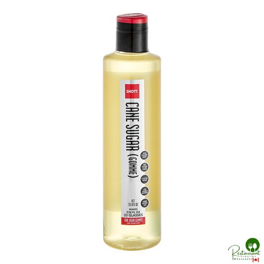 SHOTT Cane Sugar Flavoring Syrup 1 Liter - 6/Case