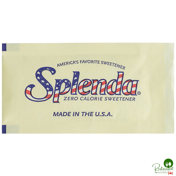 Splenda No Calorie Sweetener Packet - 2,000/Case – Prime Restaurant ...