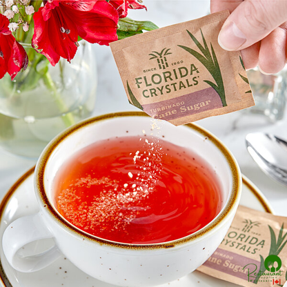 Florida Crystals Turbinado Cane Sugar 4.5 Gram Packets - 1,200/Case