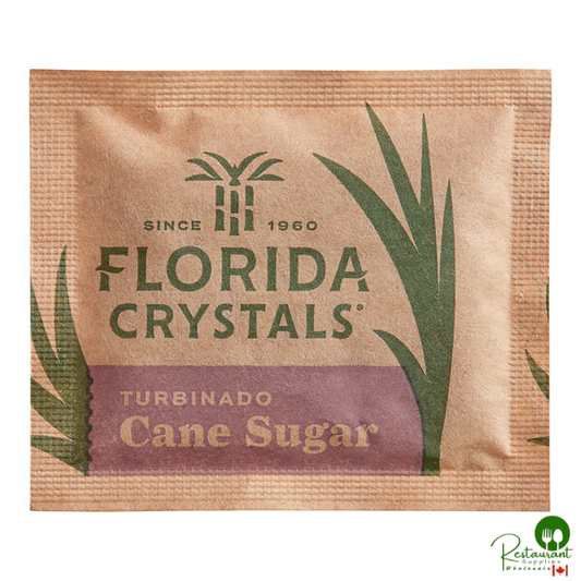 Florida Crystals Turbinado Cane Sugar 4.5 Gram Packets - 1,200/Case