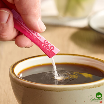 ecoStick Pink Saccharin Sugar Substitute Packet 0.5 Gram - 2,000/Case