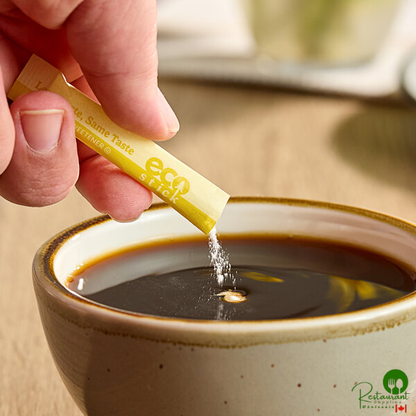 ecoStick Yellow Sucralose Sugar Substitute Packet 0.5 Gram - 2,000/Case